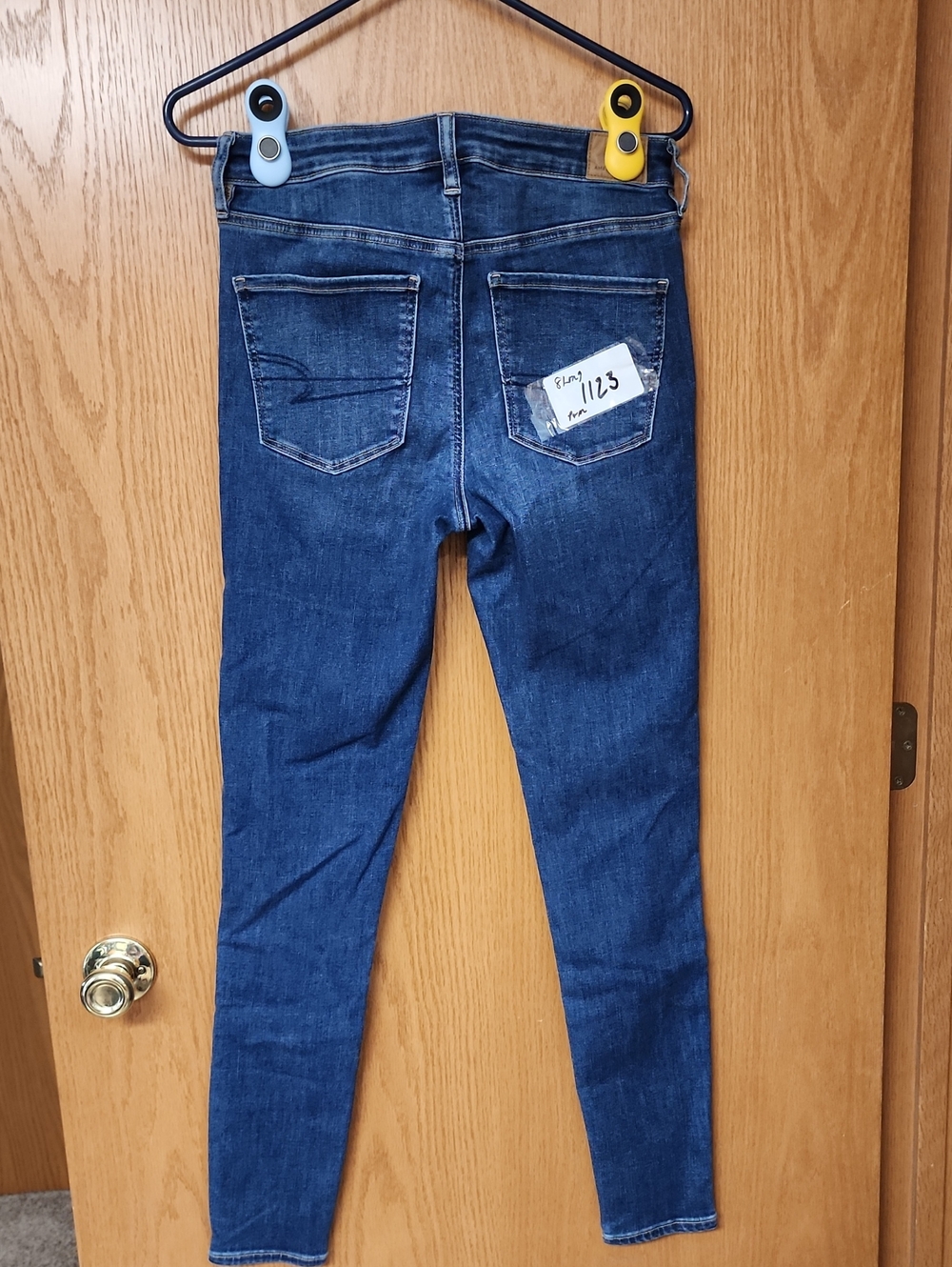 American Eagle Outfitters Indigo Skinny Jeans 8L number 1123